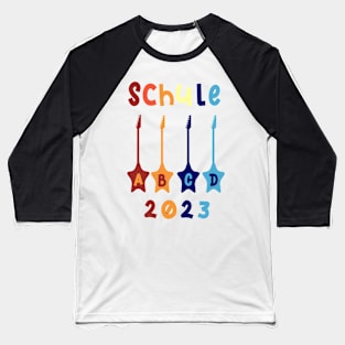 Schule 2023 ABCD Rockstar T shirt Baseball T-Shirt